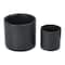 Hello Honey® Stoneware Planters with Embossed Cross Hatch Texture Set